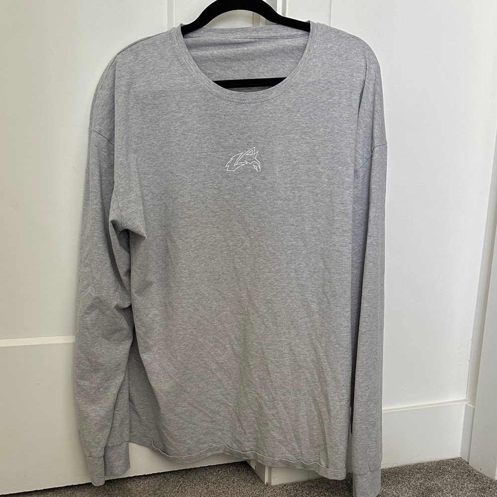 Gray Long Sleeve Men's Shirt